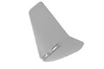 EFLH2228W Vertical Fin, White without Decals: BMCX